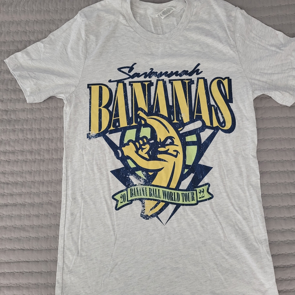 Savannah Bannana Bella Canvas White Graphic Tee